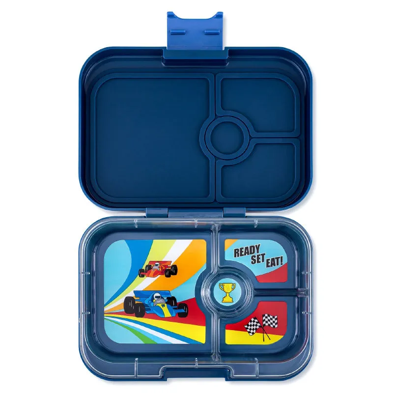 Yumbox Panino - Monte Carlo Blue/Race Car Tray