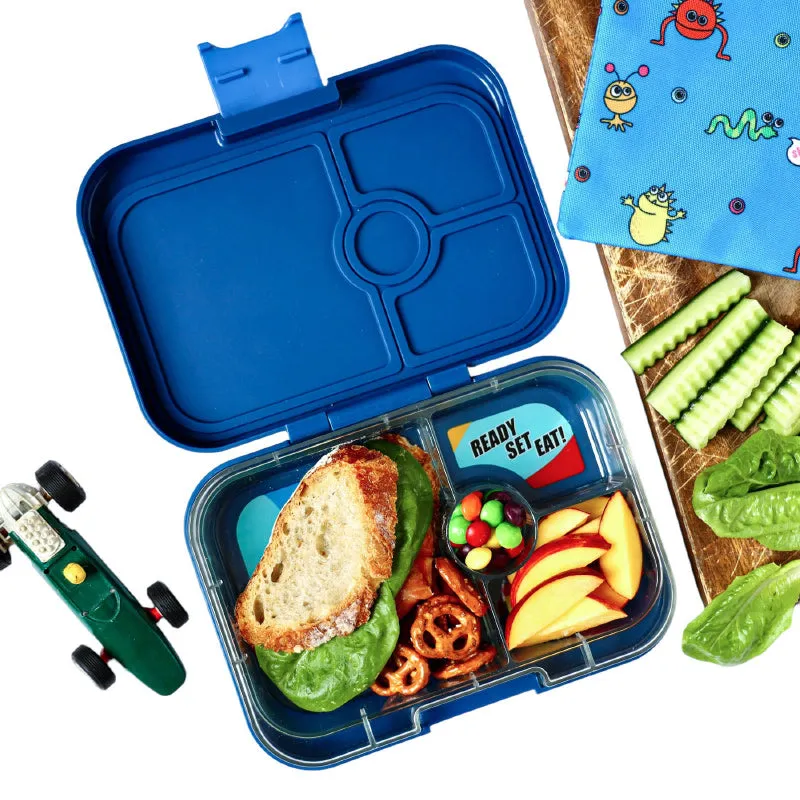 Yumbox Panino - Monte Carlo Blue/Race Car Tray